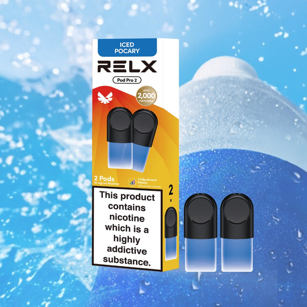 Shop RELX Global E-cigrette Vape RELX Pod Pro Iced Pocary 1.8% Nicotine