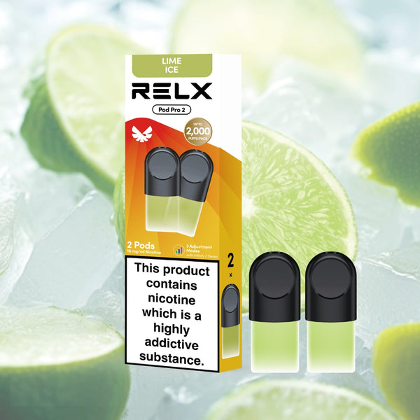 Shop RELX Global E-cigrette Vape RELX Pod Pro Lime Ice Lime Ice 1.8% Nicotine