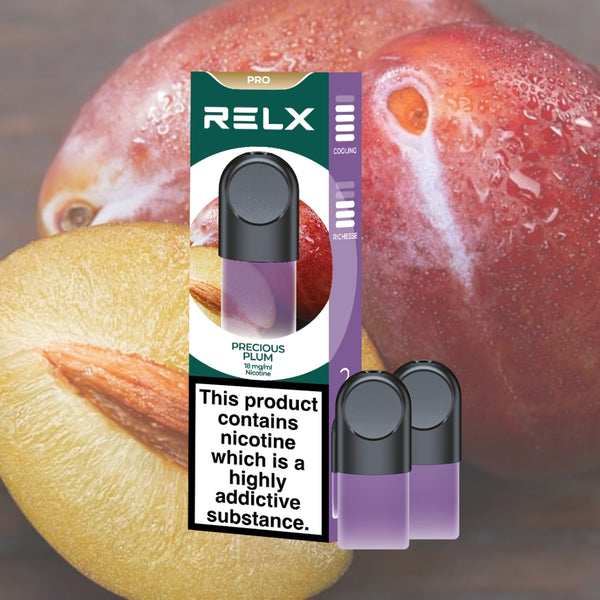 Shop RELX Global E-cigrette Vape RELX Pod Pro Precious Plum Fresh Precious Plum 1.8% Nicotine
