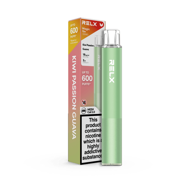 MagicGo GA600 Disposable Vape | RELXNOW Official RELX MagicGo GA600 Kiwi Passion Guava
