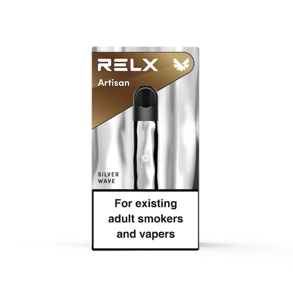 RELX Global Vape Pen RELX Artisan Device Silver Wave Nifty Package The Highest Quality of RELX Vape