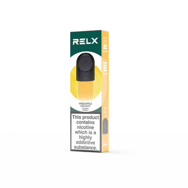 RELX Global E-cigrette Vape RELX Pod Pro Pineapple Delight Price Us 10.29 1.8% Nicotine