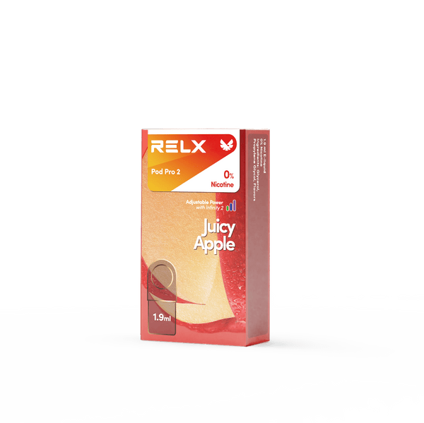 RELX Global E-cigrette Vape RELX Pod Pro Juicy Apple(1 Packed) Price Us 5.90 0% Nicotine