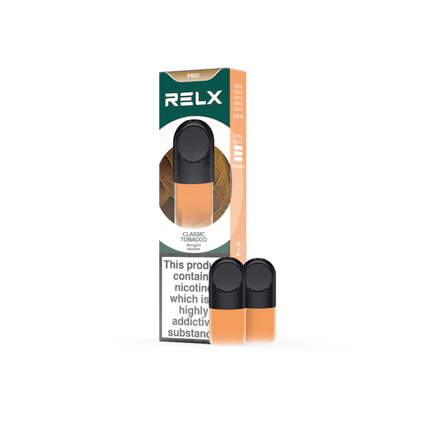RELX Global E-cigrette Vape RELX Pod Pro Classic Tobacco Price Us 11.40 1.8% Nicotine