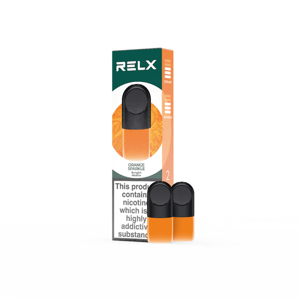 RELX Global E-cigrette Vape RELX Pod Pro Orange Sparkle Price Us 11.40 1.8% Nicotine