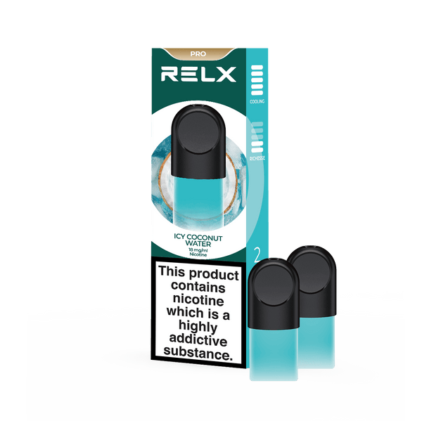 Shop Black Friday Deals on RELX Pod Pro | RELX Global Official RELX Pod Pro 1.80% / Beverage / Icy Coconut Water