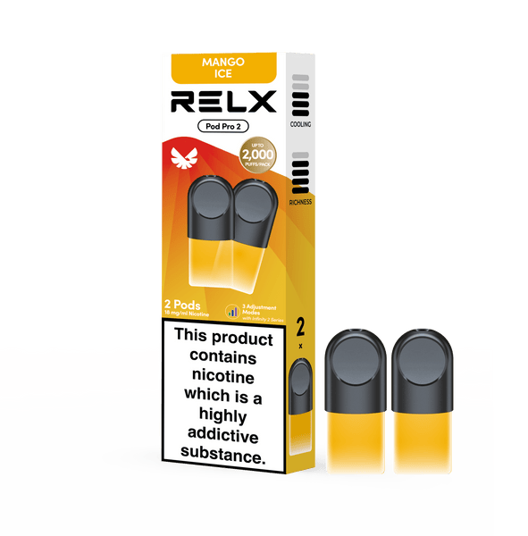 Shop New Year Deals on RELX Pod Pro | RELX Global Official RELX Pod Pro 1.80% / Fruit / Mango Ice