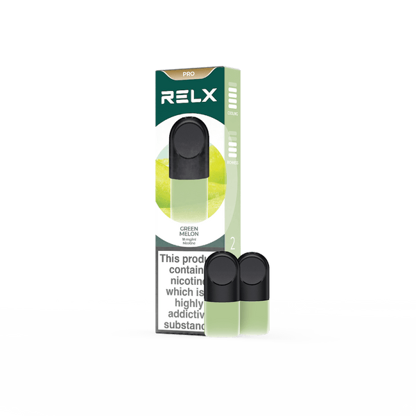 RELX Global E-cigrette Vape RELX Pod Pro Green Melon Price Us 11.40 1.8% Nicotine