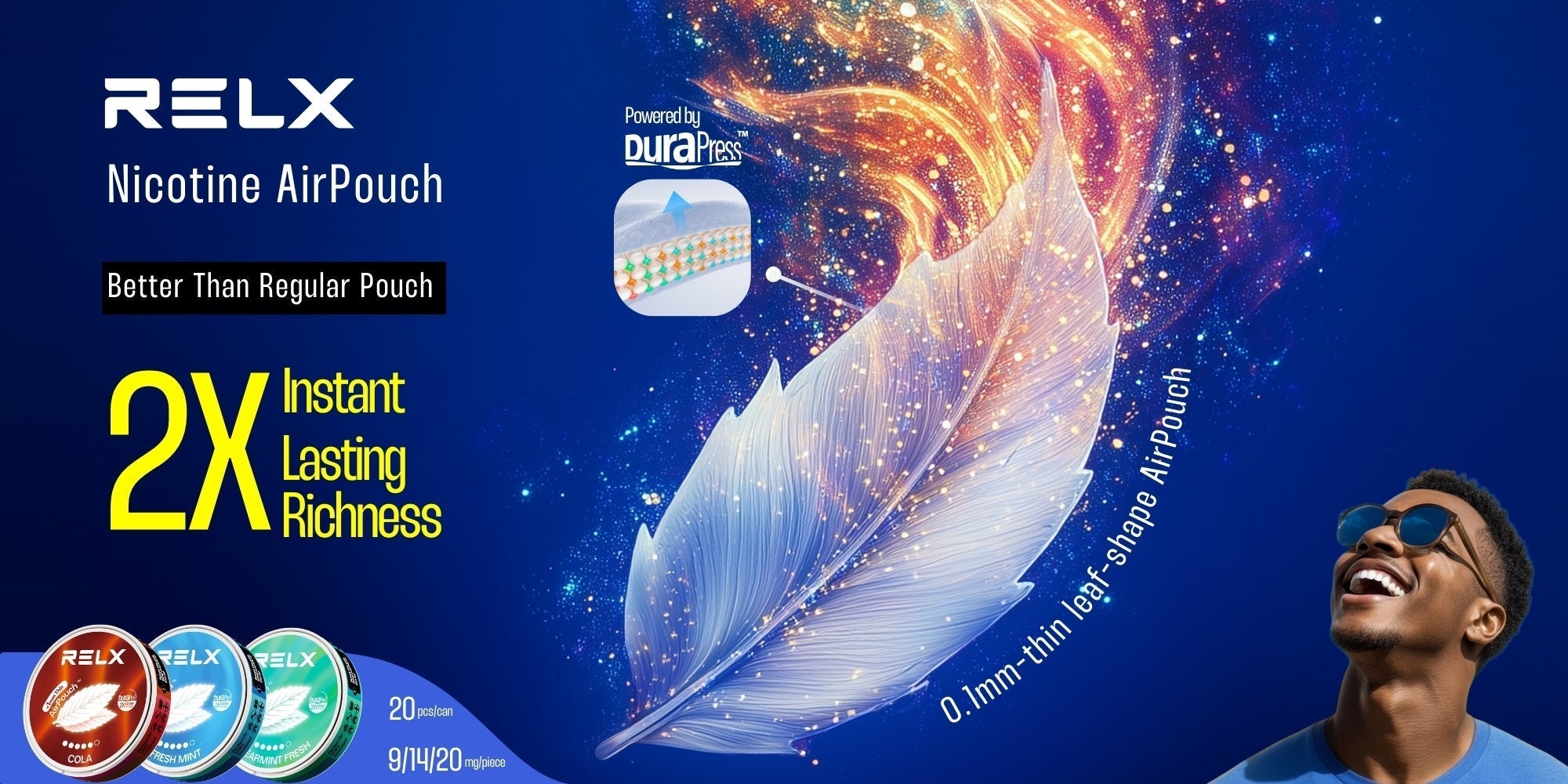 RELX Nicotine AirPouch | World's Thinnest Nicotine Pouch