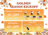 Autumn Sale Kickoff