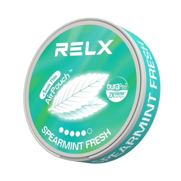 Explore RELX Global Nicotine Pouch RELX Nicotine AirPouch Spearmint Fresh Pure Coolness 14mg/piece Nicotine  < 1mm Thin 🌿
