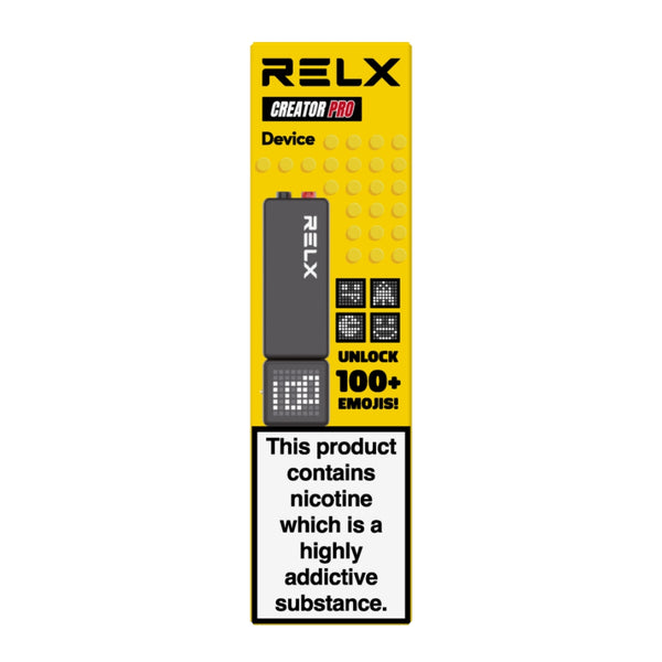 RELX Creator Pro Device | Smart Vape Battery & Adjustable Airflow RELX Creator Pro Device | Smart Vape Battery & Adjustable Airflow