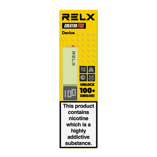 RELX Creator Pro Device | Smart Vape Battery & Adjustable Airflow RELX Creator Pro Device | Smart Vape Battery & Adjustable Airflow