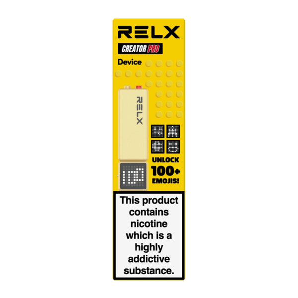 RELX Creator Pro Device | Smart Vape Battery & Adjustable Airflow RELX Creator Pro Device | Smart Vape Battery & Adjustable Airflow