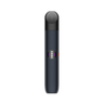 Front view of RELX Infinity 2 Plus device in Black Sapphire with LED battery indicator