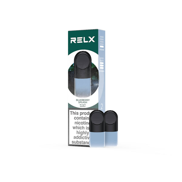 RELX Official | RELX Pod - Find the Right Vape Pods RELX Pod (Autoship) (2-packed) 18mg/ml / Blueberry Splash
