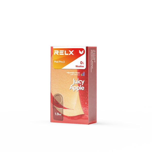 RELX Official | RELX Pod Pro - Vape Pods With Rich Flavors RELX Pod Pro 0% / Juicy Apple / 1-Packed
