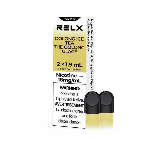 RELX Pod Pro 1.80% Tea Oolong Ice Tea relx-official-relx-pod-pro-vape-pods-with-rich-flavors-1-8-oolong-ice-tea-2-packed-32321471053958
