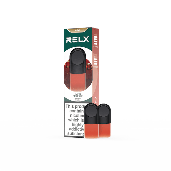 RELX Official | RELX Pod Pro - Vape Pods With Rich Flavors RELX Pod Pro 1.80% / Dark Sparkle / 2-Packed
