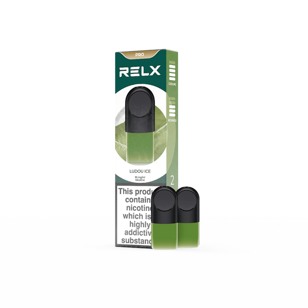 RELX Official | RELX Pod Pro - Vape Pods With Rich Flavors RELX Pod Pro (Autoship) (2-packed) 18mg/ml / Ludou Ice
