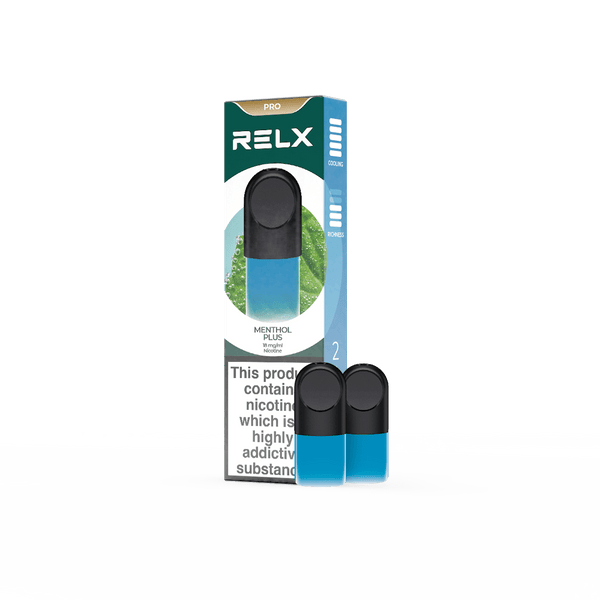 RELX Official | RELX Pod Pro - Vape Pods With Rich Flavors RELX Pod Pro (Autoship) (2-packed) 18mg/ml / Menthol Plus
