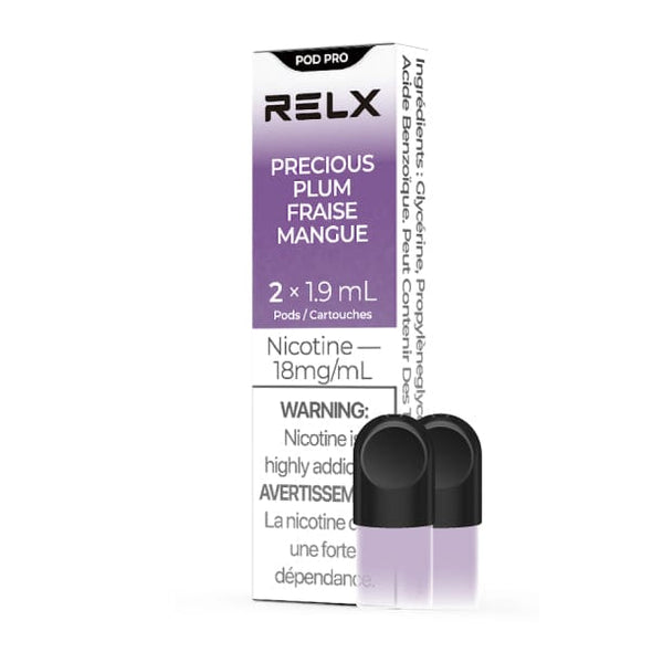 RELX Official | RELX Pod Pro - Vape Pods With Rich Flavors RELX Pod Pro (Autoship) (2-packed) 18mg/ml / Precious Plum
