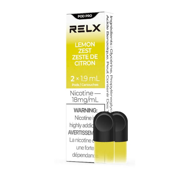 RELX Pod Pro 1.80% Beverage Lemon Zest relx-official-relx-pod-pro-vape-pods-with-rich-flavors-31486943461510
