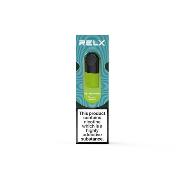 RELX Official | RELX Pod Special Deal - BUY 5 GET 10 RELX Pod 1.8% / Peppermint / 2-Packed
