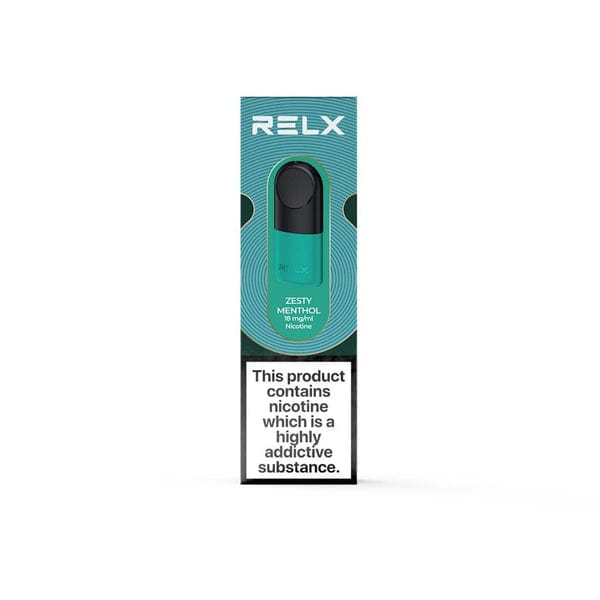 RELX Official | RELX Pod Special Deal - BUY 5 GET 10 RELX Pod 1.8% / Zesty Menthol / 2-Packed
