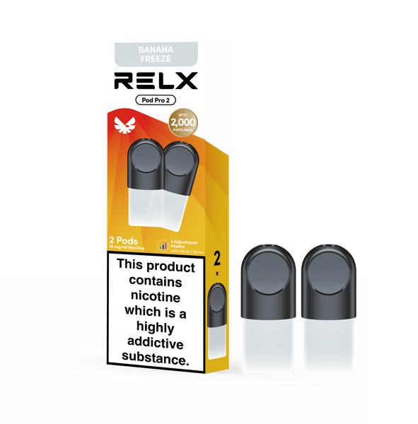 Shop Black Friday Deals on RELX Pod Pro | RELX Global Official RELX Pod Pro 1.80% / Dessert / Banana Freeze
