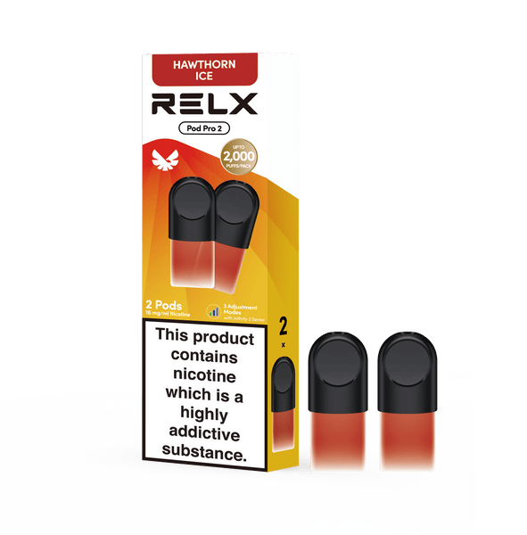 RELX Global E-cigrette Vape RELX Pod Pro Hawthorn Ice Price Us 11.40 1.8% Nicotine  
