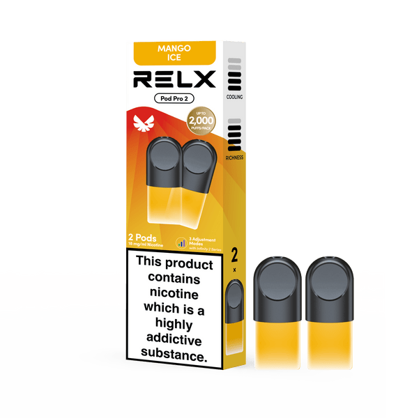 Shop New Year Deals on RELX Pod Pro | RELX Global Official RELX Pod Pro 1.80% / Fruit / Mango Ice
