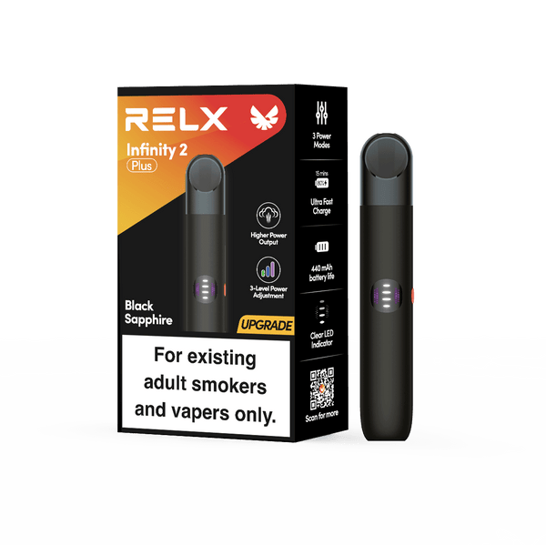 Shop RELX Infinity 2 Plus Device | RELX Global Official RELX Infinity 2 Plus Device Black Sapphire
