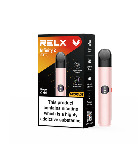 Shop RELX Infinity 2 Plus Device | RELX Global Official RELX Infinity 2 Plus Device Rose Gold
